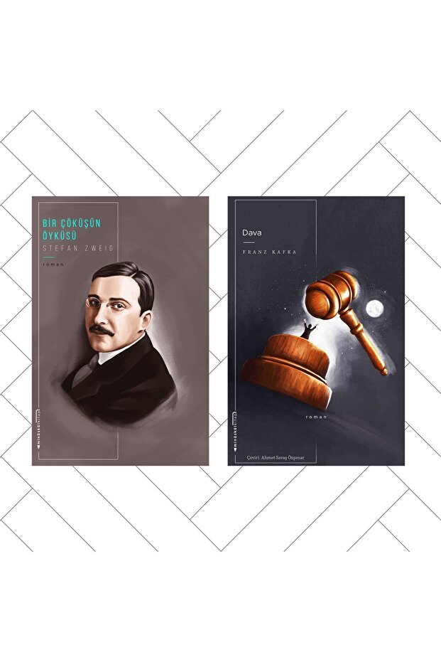 2 Books / Franz Kafka Dava - Stefan Zweig Bir Çöküşün Öyküsü