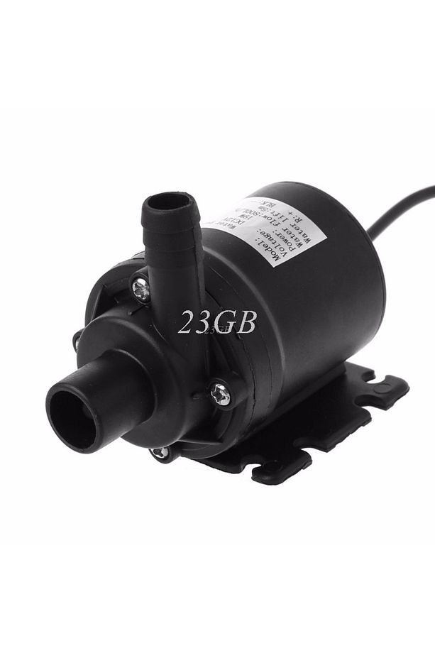 12 Volt Dalgıç Mini Su pompası saat/800 Litre (Boy 8 cm , En 5 cm , Yükseklik 6,5 cm) - 1