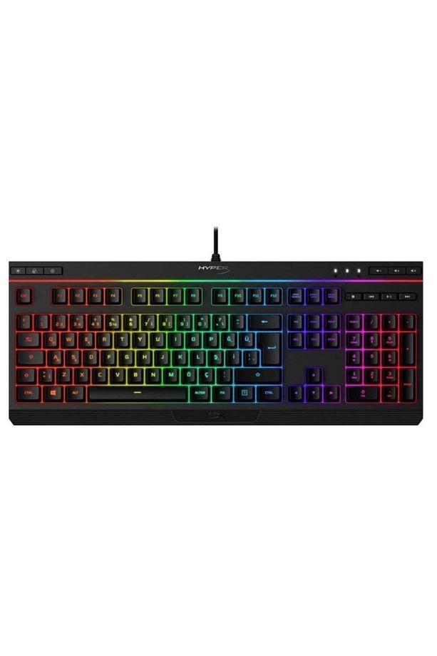 Alloy Core Rgb Membran Oyun Klavyesi, Türkçe, 1,8 M, 1000hz, Usb 2.0, Siyah (hx-kb5me2-tu) - 1
