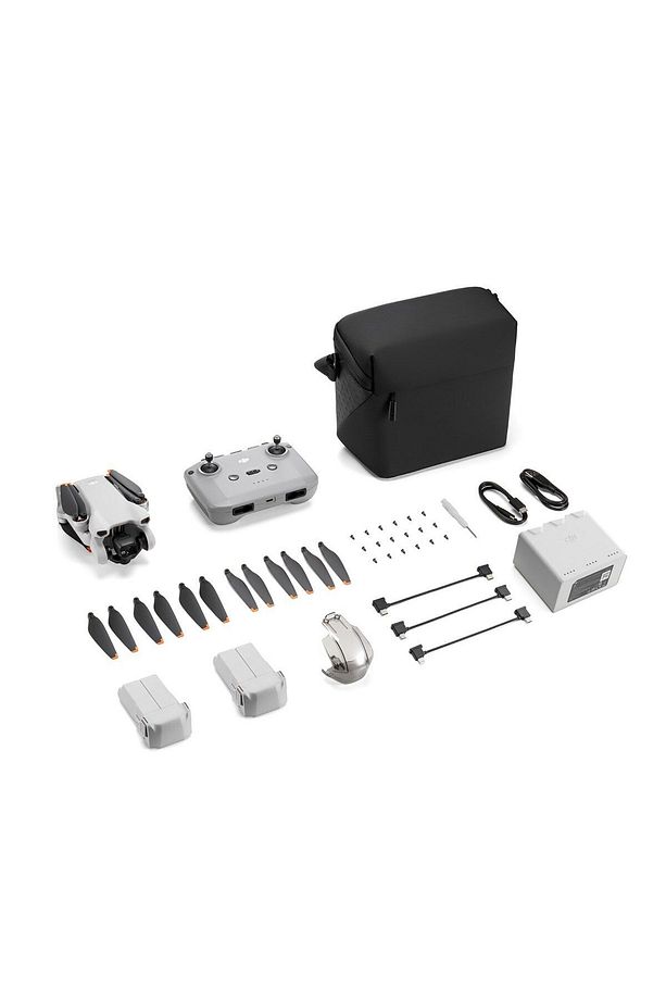 Mini 3 Fly More Combo Plus (DJI RC-N1) - 4 K Video, 12 MP, 51 dk Uçuş Süresi, Gerçek Dikey Çekim - 6