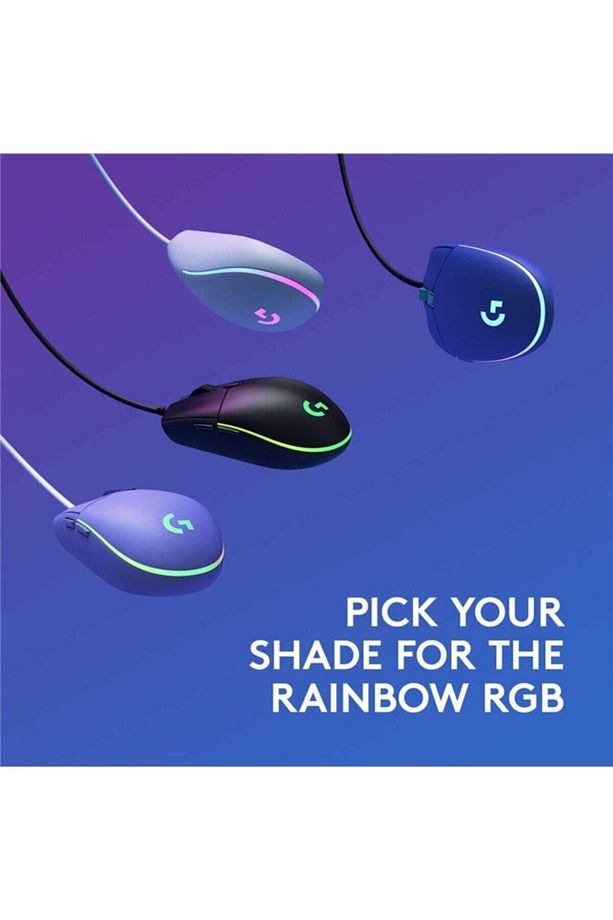 G203 Lightsync Kablolu Oyuncu Mouse Mavi - 5