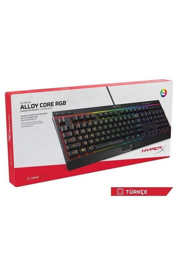 Alloy Core Rgb Membran Oyun Klavyesi, Türkçe, 1,8 M, 1000hz, Usb 2.0, Siyah (hx-kb5me2-tu) - 4