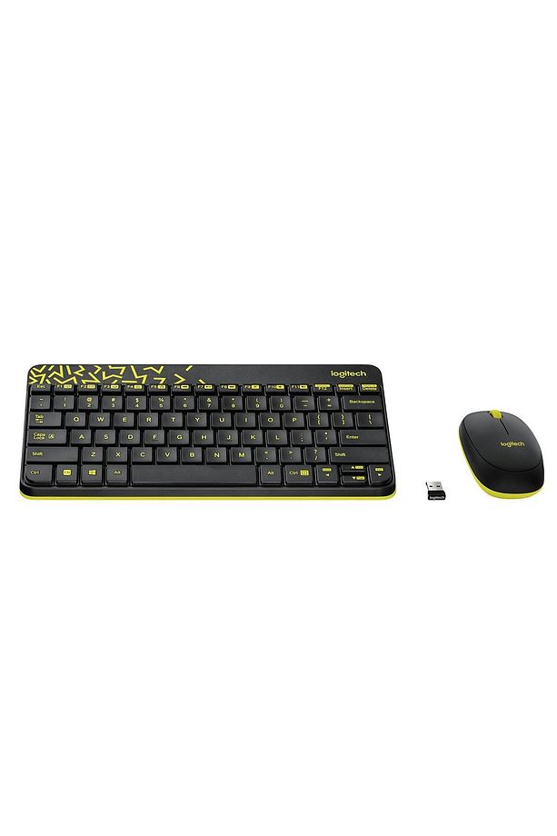 Mk240 Türkçe Q Klavye Mouse Seti - Siyah/sarı - 1