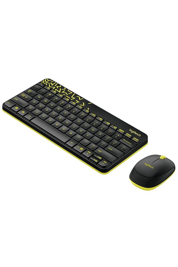 Mk240 Türkçe Q Klavye Mouse Seti - Siyah/sarı - 2