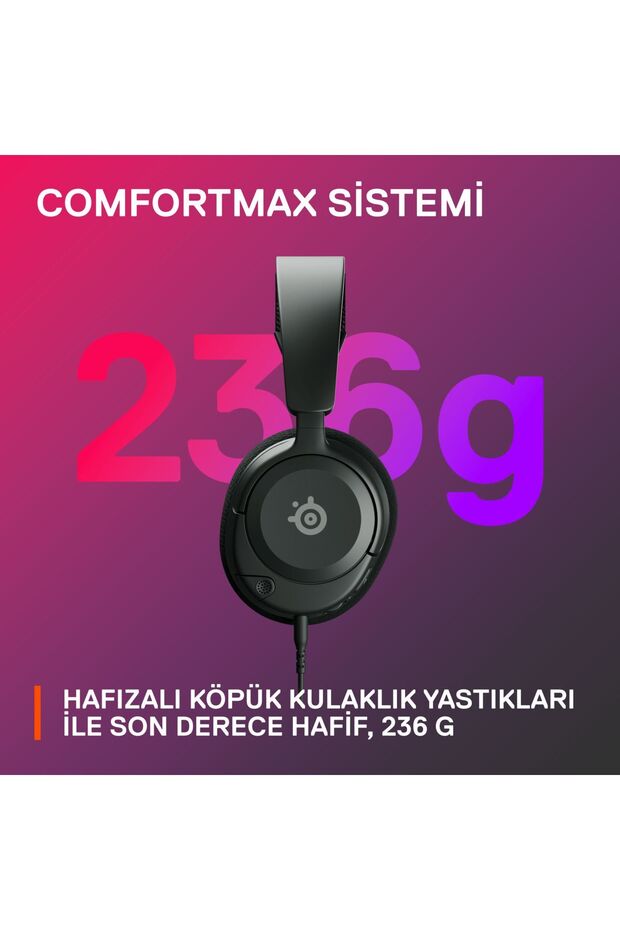 Arctis Nova 1 Multi-system Oyun Kulaklığı - Siyah - 6