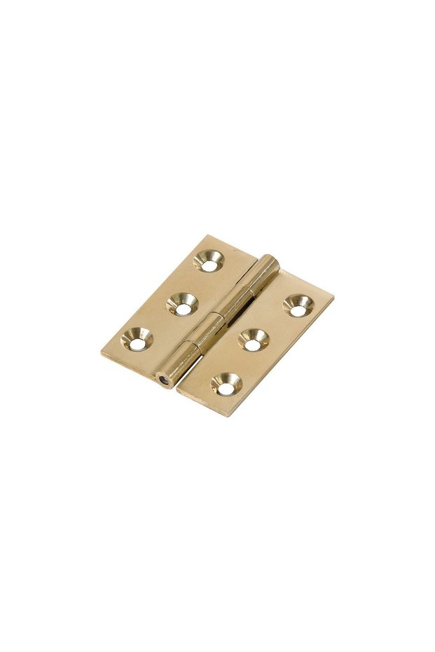 6 Cm Leaf Brass Hinge Chrome