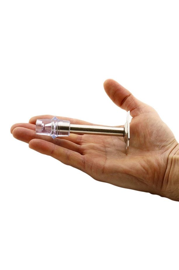 Kapı Kolu Stoperi Tamponu 10 Cm Krom Metal Vidalı Silikonlu Kapı Stopu Durdurucu Tutucu Tutacağı - 2