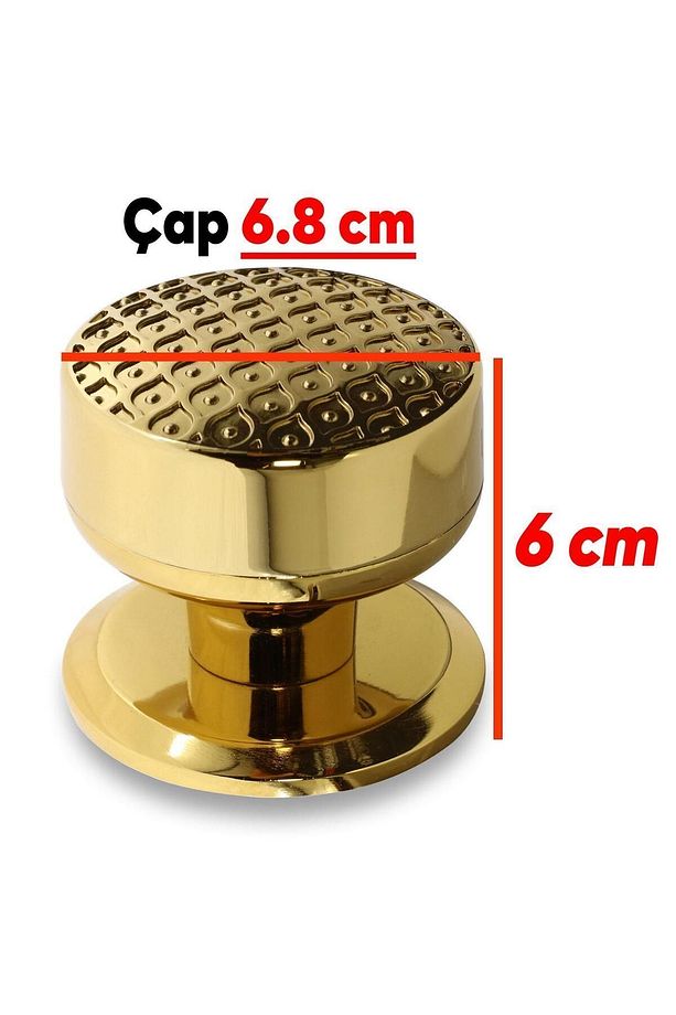 Kestila Albrifin Saten Kapı Tokmağı Topuzu Kolu Metal Tokmak - Kapı Kolu - 2 Yıl - 6