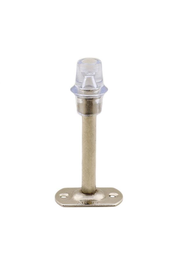 Kapı Kolu Stoperi Tamponu 10 Cm Krom Metal Vidalı Silikonlu Kapı Stopu Durdurucu Tutucu Tutacağı - 5