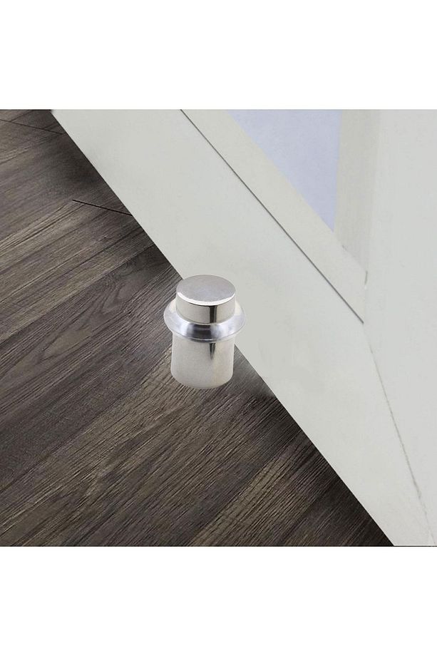 Şeffaf Kapı Silikon Contalı Kapı Stoperi Tamponu Vidalı Metal Durdurucu Tutucu Tutacağı Sessiz Stopu - 4