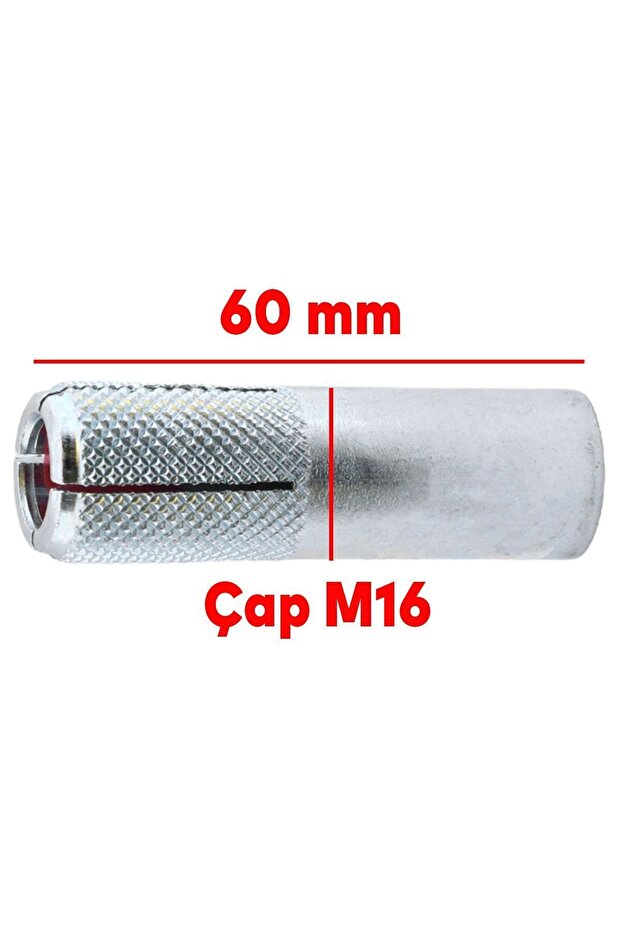 Çakma Çelik Dübel M16 - 2