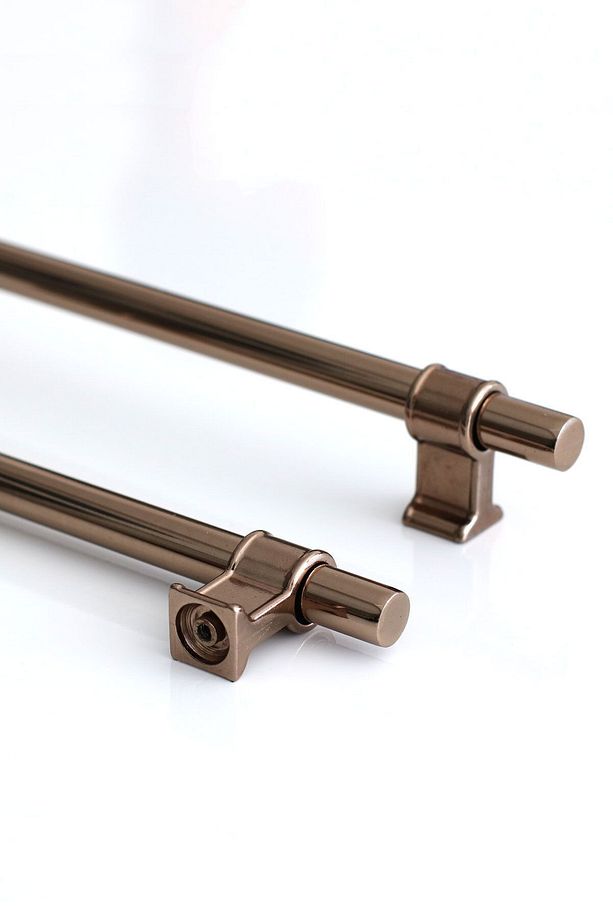 Hisar Bronz Metal Kulp 192 Mm-19.2 Cm Mobilya Mutfak Çekmece Dolap Kapak Dolabı Kulpları Kulbu Kulpu - 3