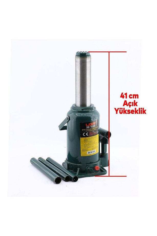 Kriko 20 Ton Hidrolik Oto Araç Araba Kaldırma Kaldıraç Kollu Seti Şişe Tip Kiriko 20 Ton - 5