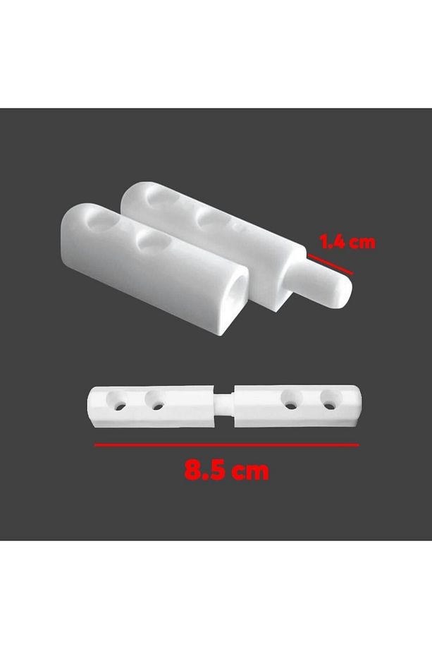 Pimapen PVC Pencere Kapı Sineklik Menteşesi Pimli Plastik Pratik Açma Kapama Hareket Aparatı 2 Adet - 2