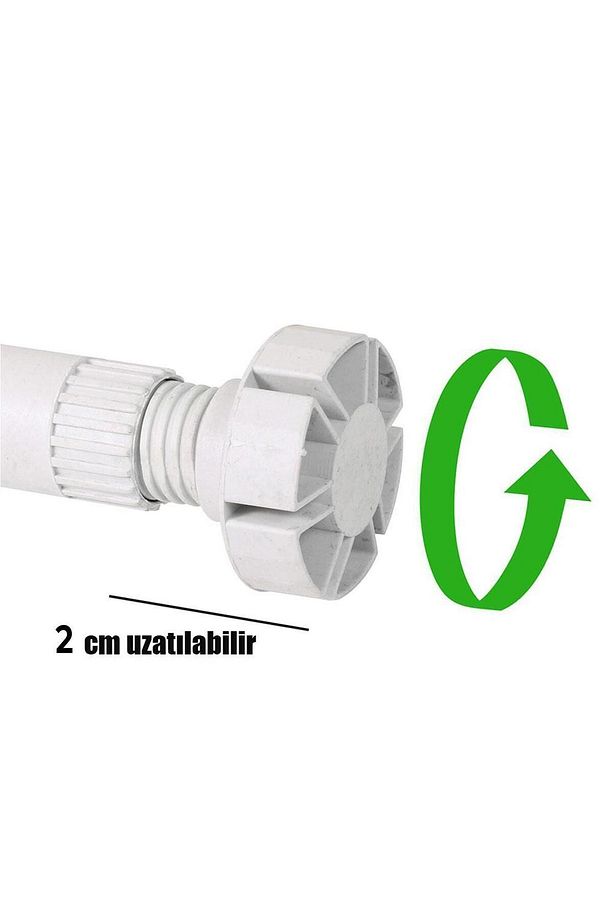 Ayarlanabilir Dolap Mobilya Mutfak Tezgah Yükseltme Yükseltici Ayağı Ayarlı 15 Cm Gri Ayakları - 3