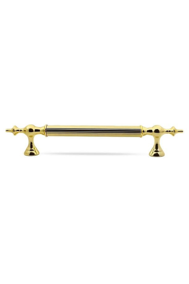 Çukurca Sürgülü Kapı Çekme Kolu Tutma Kulpu Kulbu Çelik Dış Kapı Tutamağı Kol Gol Altın 40 Cm - 4