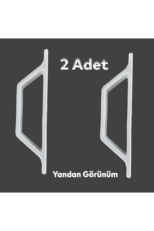 Pimapen PVC Pencere Kapı Sineklik Çerçeve Montaj Seti Plastik Kol Menteşe Çıt Çıt Tutamak 10'lu Set - 3