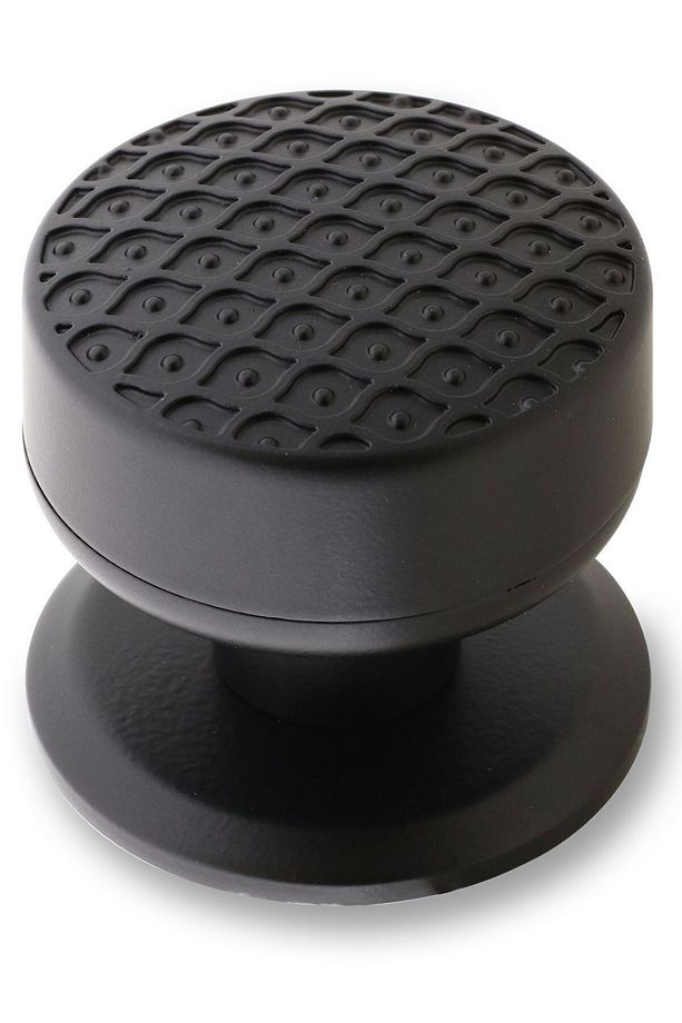 Kestila Kapı Tokmağı Topuzu Kolu Metal Tokmak Mat Siyah - Kapı Kulpu - 2