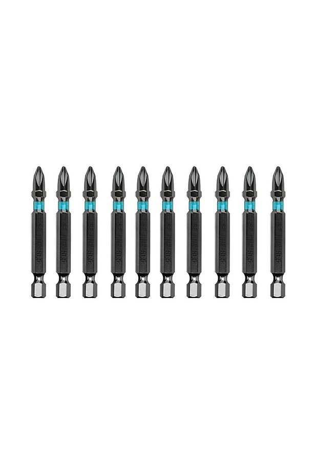 10 Adet Mıknatıslı Yıldız Bits Uç Ph2 50 mm S2 Çeliği Vidalama Sökme Ucu 5 Cm Matkap Bits Ucu - 4