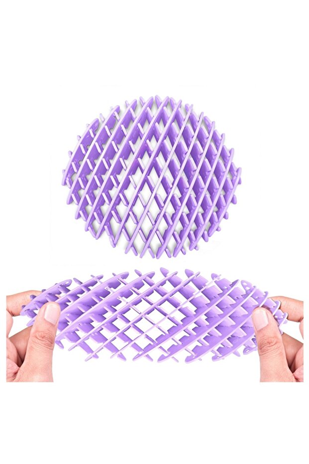 NEW GENERATION PURPLE FIDGET WORM STRESS RELIEF TOY WITH BALL AND KEYCHAIN MODEL 2 FEATURES VIP NEW PURPLE FIDGET WORM