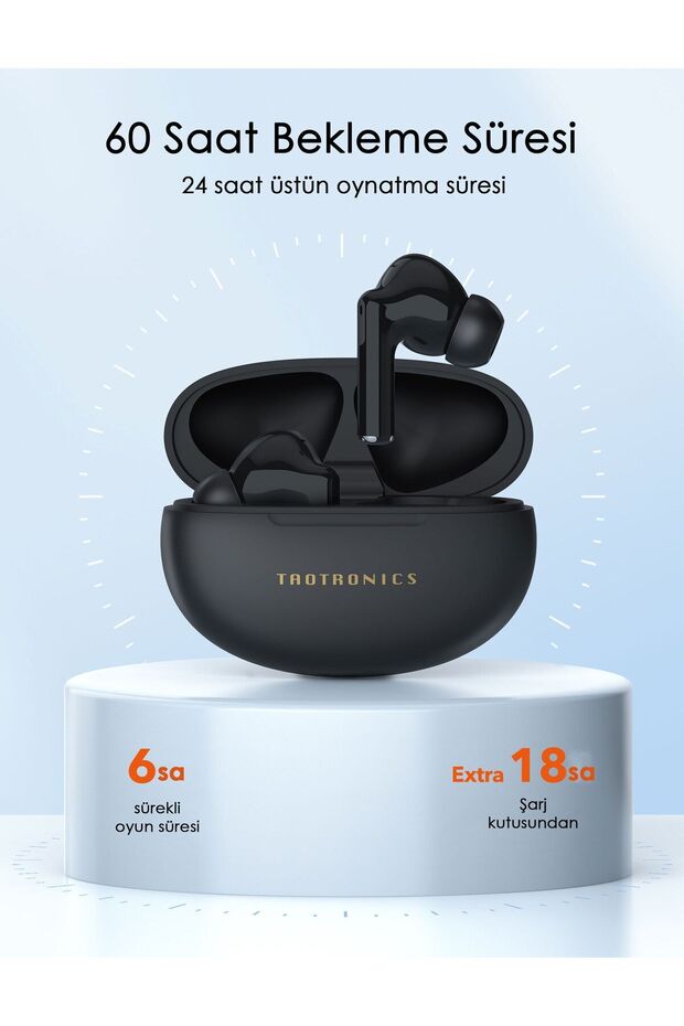 Tt-bh1122-blck Bt 5.4 Kablosuz Kulakiçi Bluetooth Kulaklık Siyah - 5