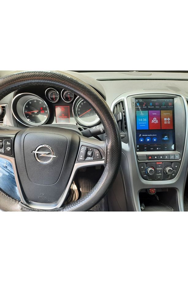 Opel Astra J 9.7" Tesla 2010-2020 Uyumlu Android Multimedya Kamera - 3