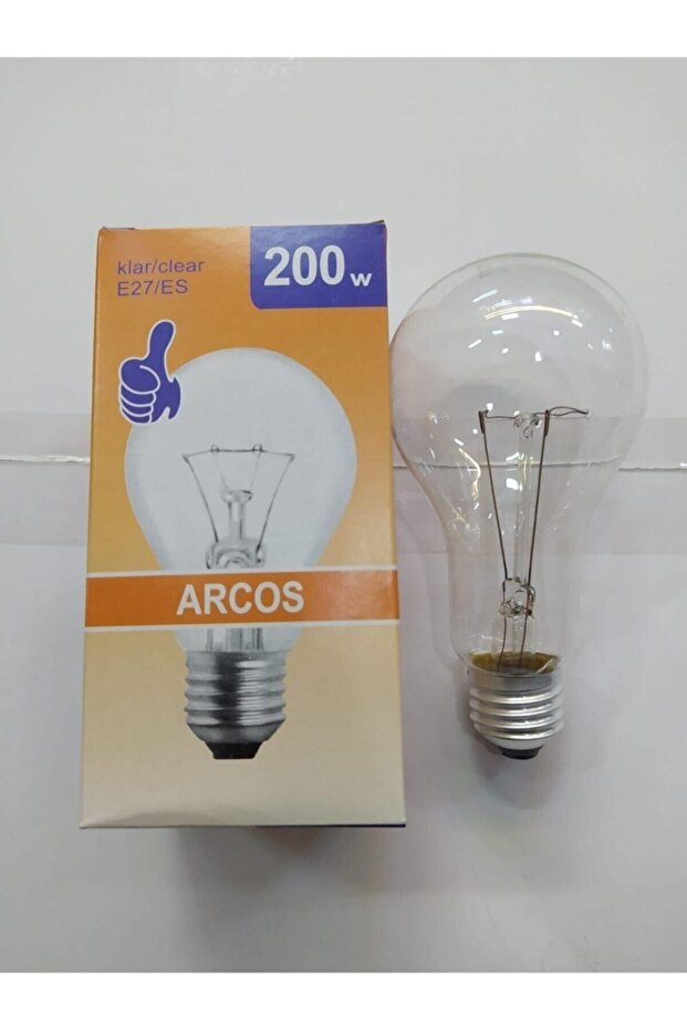 200w Normal Ampul E27 Duylu Beyaz - 1