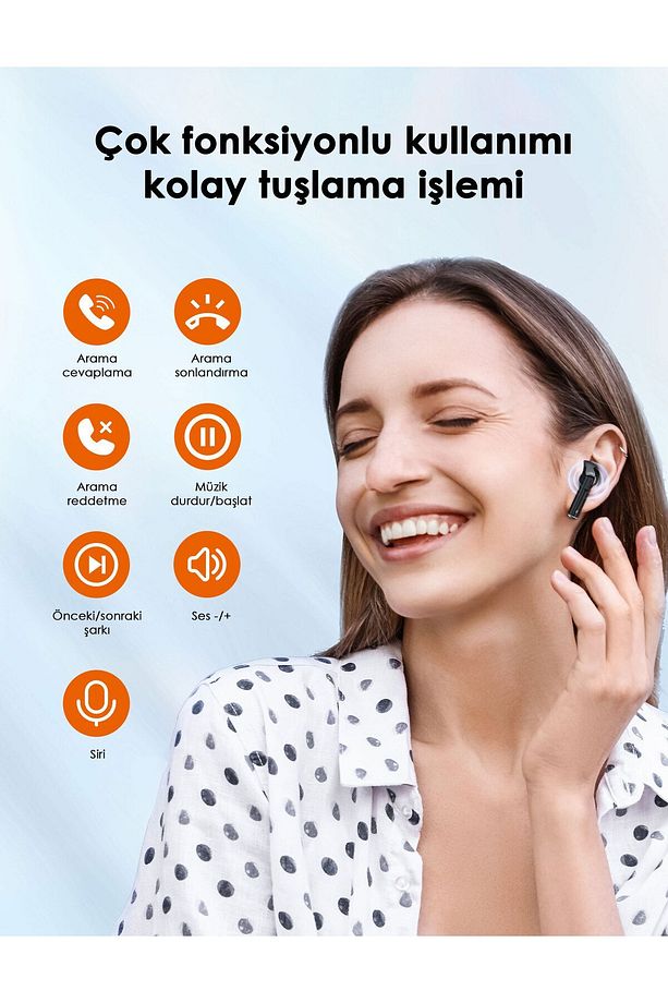 Tt-bh1122-blck Bt 5.4 Kablosuz Kulakiçi Bluetooth Kulaklık Siyah - 4