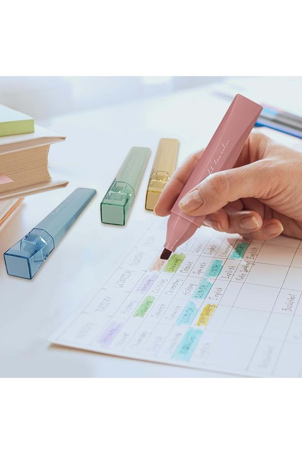 Pickpen Fosforlu Kalem Pastel Renkler Şık Tasarım - 3