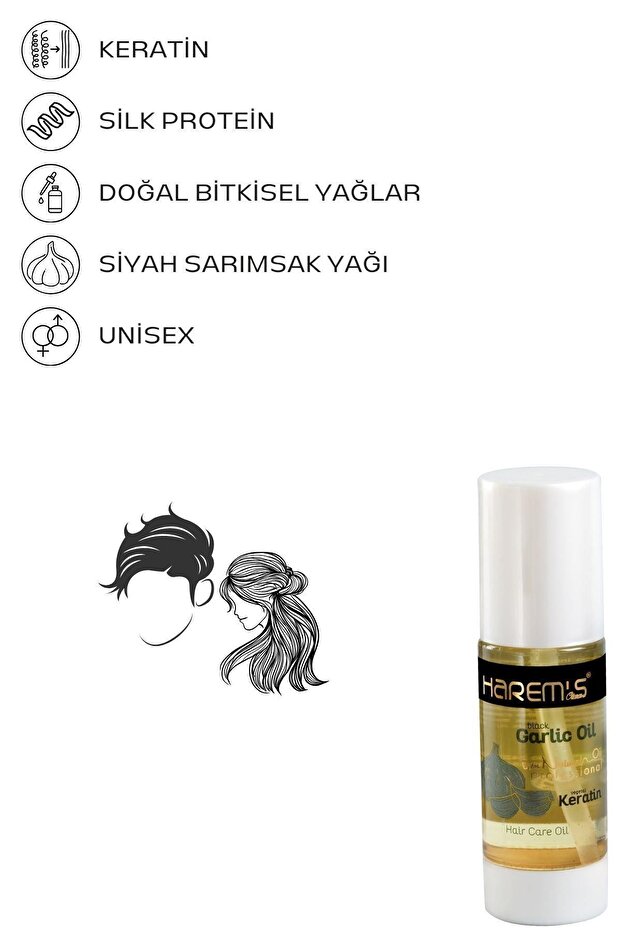 Yıpranmış Ve Dökülen Saçlara Özel Kara Sarımsak Yağı 100 ml - 2