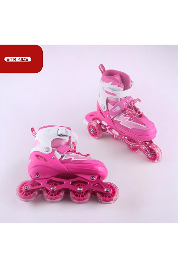 E-LİFE HOME Işıklı Silikon Teker Numara Ayarlanabilir Alüminyum Gövde ...