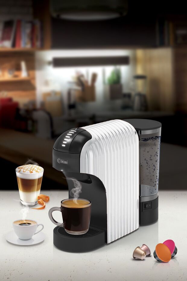 Kcm-7597 Multikapsül Kahve Makinesi Beyaz Nespresso / Tchibo / Toz Kahve ile Uyumlu - 4