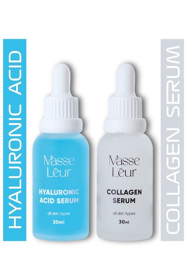Intensive Moisturizing Hyaluronic Acid Serum and Collagen Serum 2-Piece Set