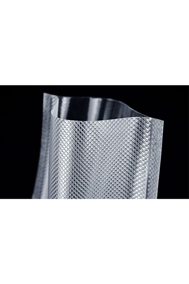 150 Adet Tırtıklı Vakum Makinesi Poşeti Torbası 17x25cm - 4