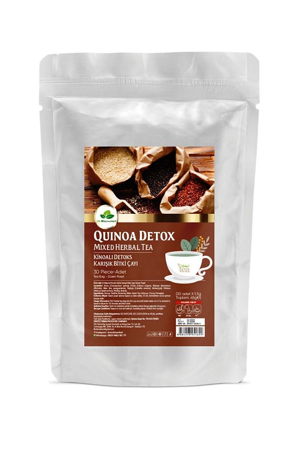 Kinoa Bitkisel Karışımlı Detoks Form Çayı 30 Süzen Poşet - 3