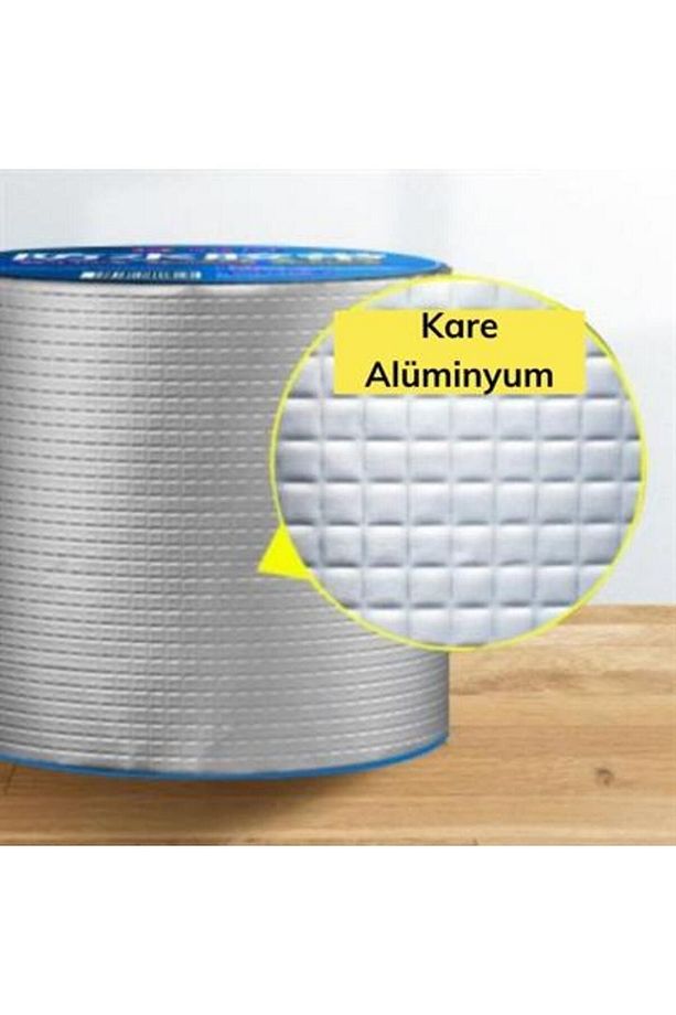 Yüksek Sıcaklık Dayanan Su Geçirmez Çatı Boru Duvar Çatlak Yapışkan Bant Folyo 5 mt x 10 cm - 2
