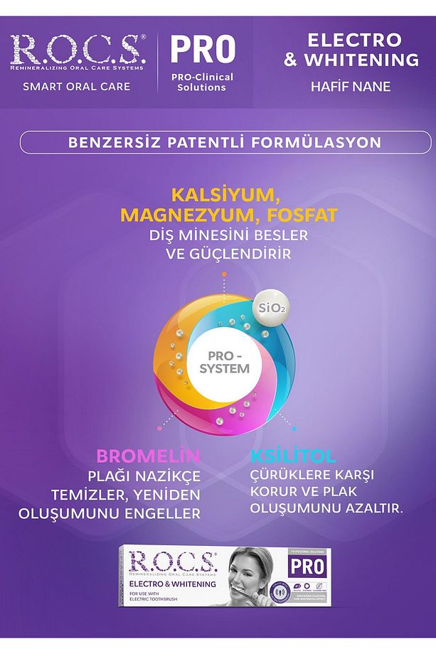 Electro & Whıtenıng Elektrikli Diş Fırçası Kullananlara Özel Beyazlatıcı Diş Macunu - 74 gr - 2