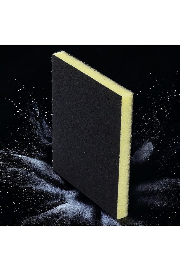 Yassı Sünger Zımpara 9.5 x 12.5 cm Takoz Blok Flex Taşlama Ahşap El Zımparası Kum Seti 6 Adet - 7
