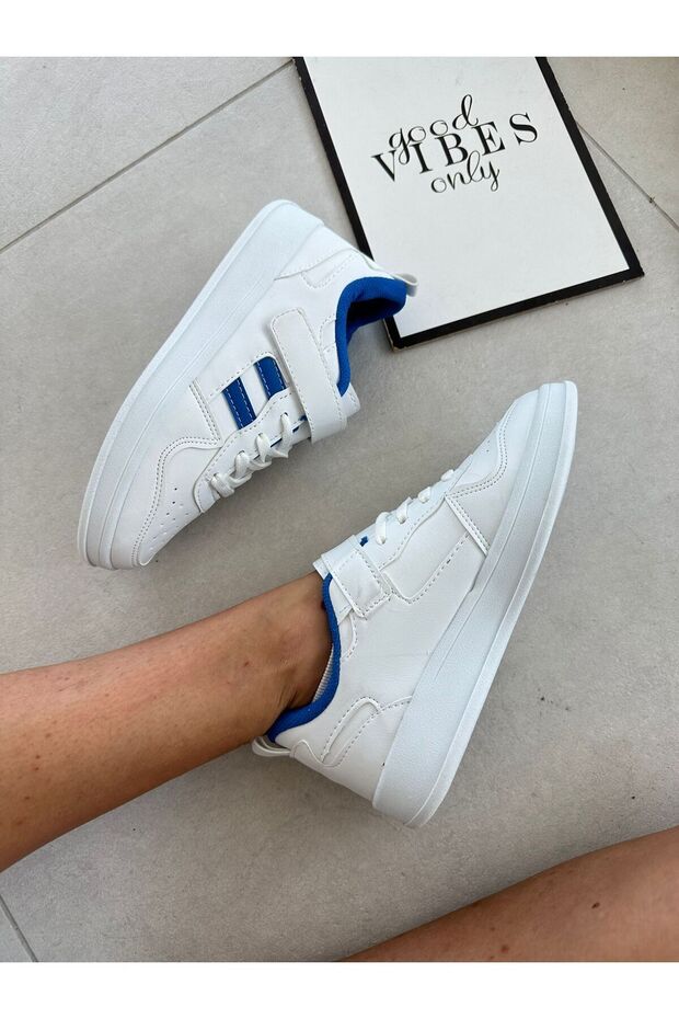 Kadın Beyaz Sneaker - 4