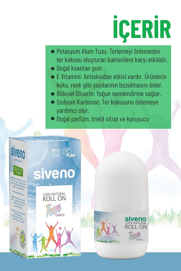 %100 Doğal Roll-on Unısex Deodorant Ter Kokusu Önleyici Bitkisel Lekesiz Vegan 50 ml - 5