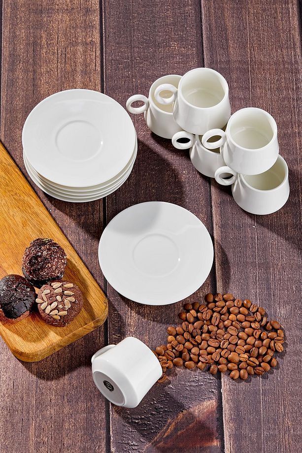 Tulip Kahve Fincan Seti White - 3