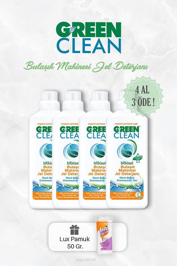 4 Al 3 Öde Bitkisel Bulaşık Makinesi Jel Deterjanı 1000 ml - 1