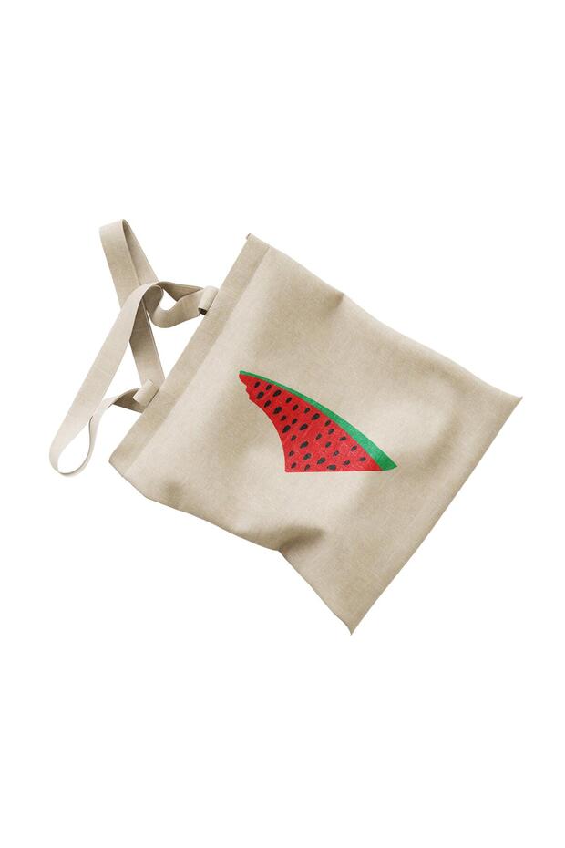 Cloth Shoulder Bag Palestine Traditional Digital Printed Women's Shoulder Bag 35X40 cm