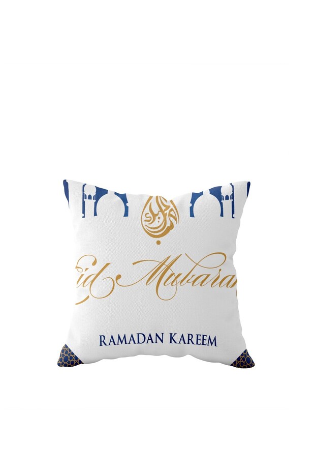 Ramadan Kareem Mosque Single Sided Hidden Zipper Pillow Case Throw Pillow Sofa Pillow Case