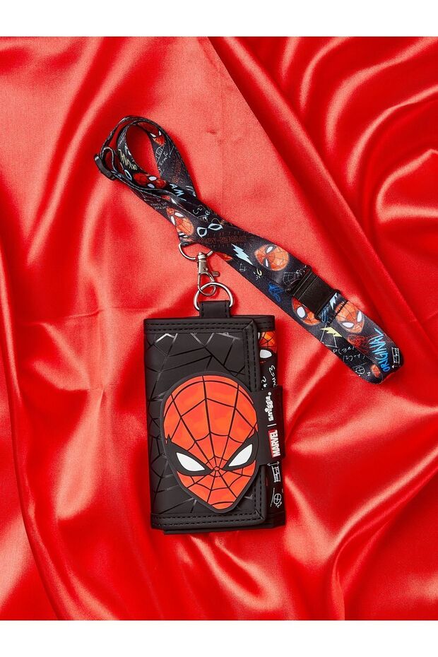MARVEL SPİDERMAN KORDONLU CÜZDAN - 5
