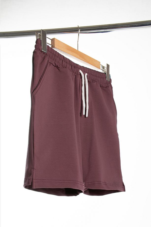 Erkek Bordo Basic Regular Fit Şort & Bermuda - 5