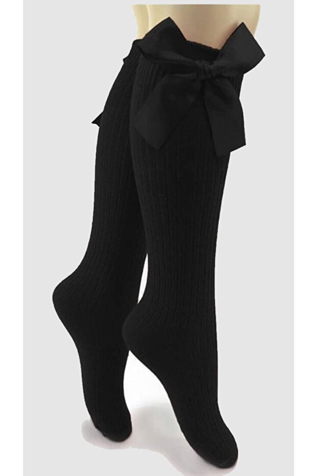 Girl's Scented Knee-Cuff Socks with Ribbons
