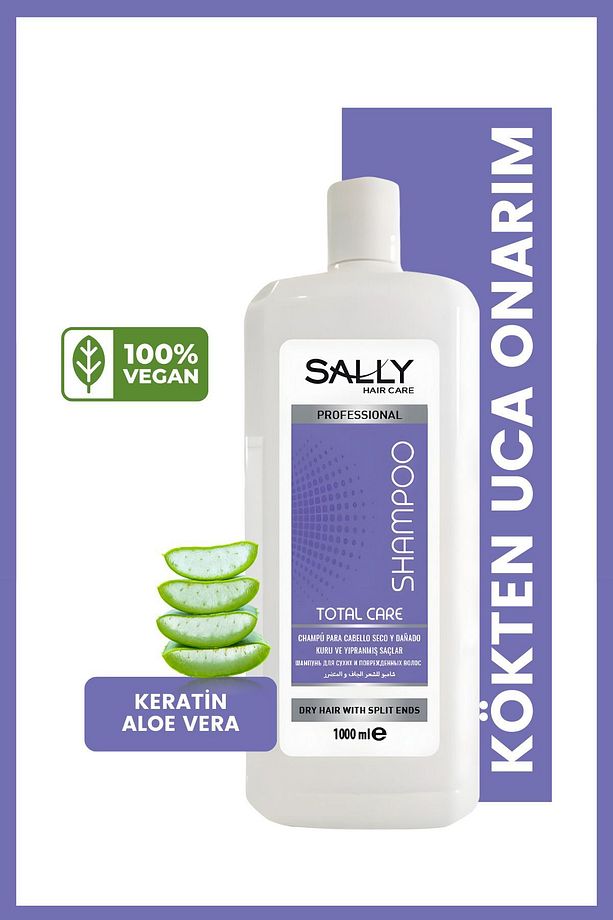Şampuan - Kuru Ve Yıpranmış Saçlar Için Komple Onarım Total Care - 1 Lt - 1