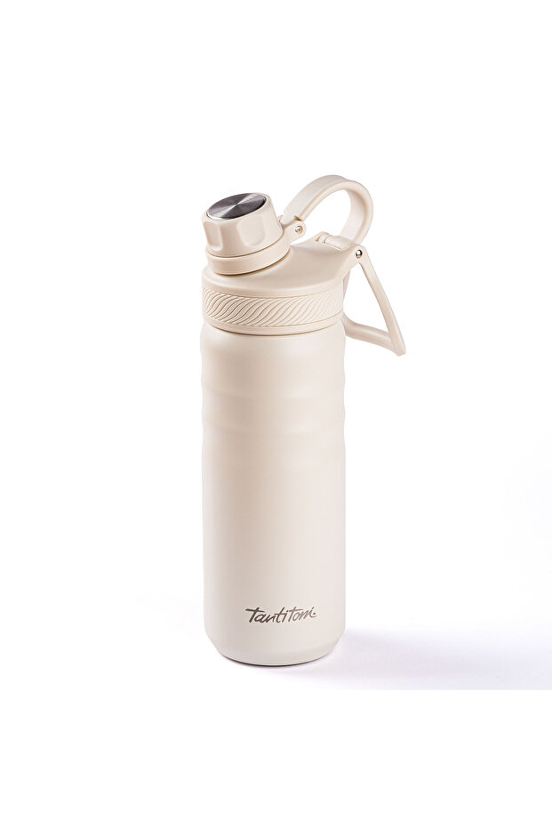 White 2 Lid 530ML Thermos - Double Layer