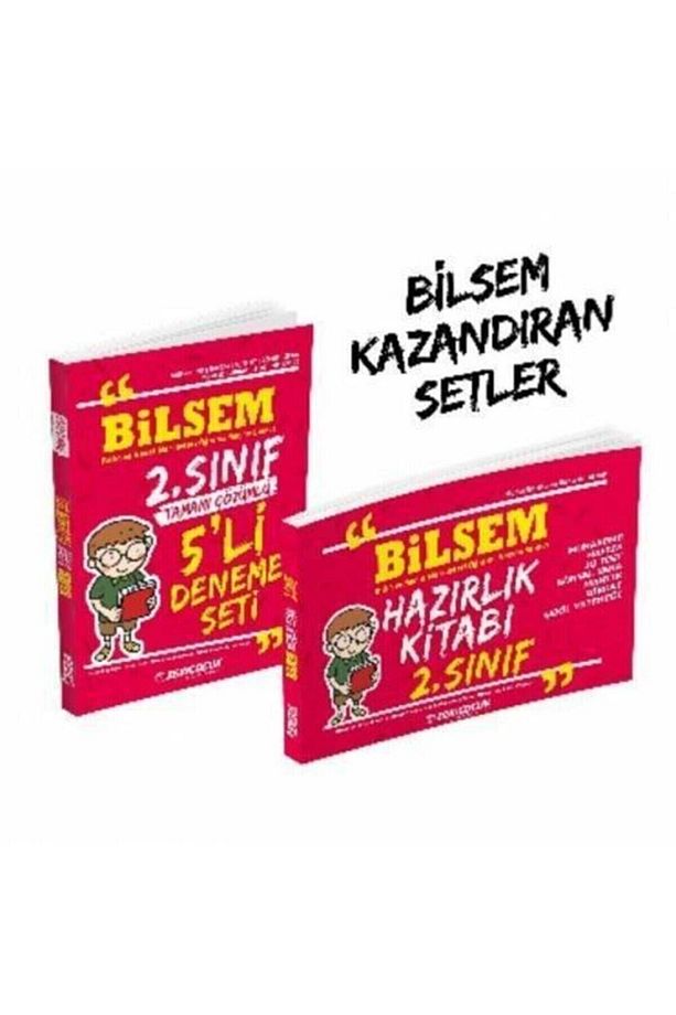 Bilsem 2. Sınıf 5'li Deneme Seti + Bilsem Hazırlık Kitabı - 1